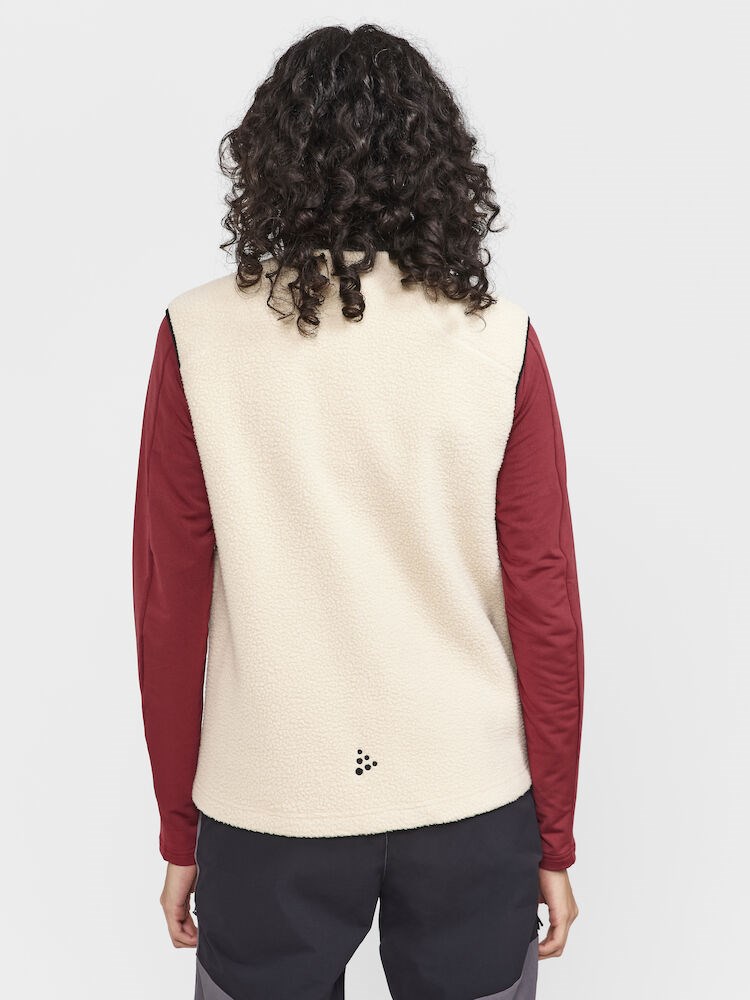 Craft - ADV Explore Pile Fleece Vest W Ecru-Black L