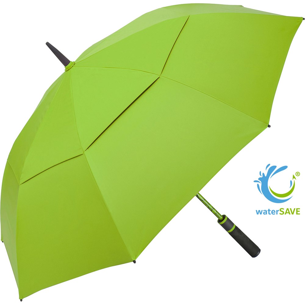 AC golfparaplu FARE® Doubleface XL Vent - lime wS/black