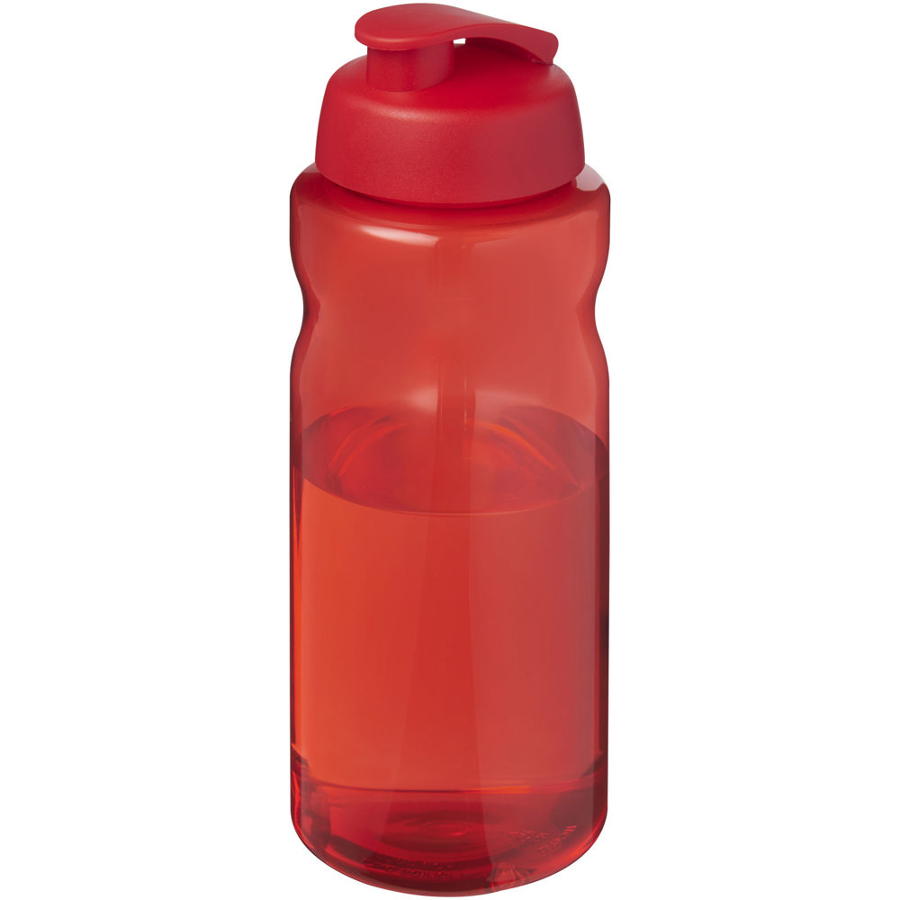 H2O Active® Eco Big Base 1 l drinkfles met klapdeksel - Rood, Rood