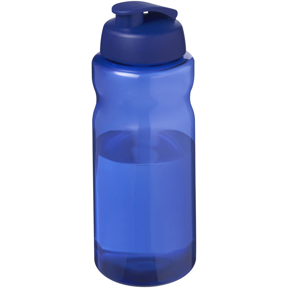 H2O Active® Eco Big Base 1 l drinkfles met klapdeksel - Blauw, Blauw