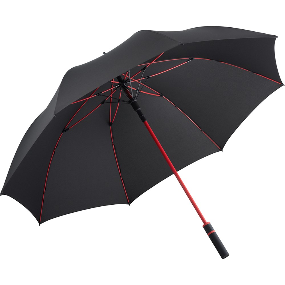 AC golfparaplu FARE®-stijl - black-red
