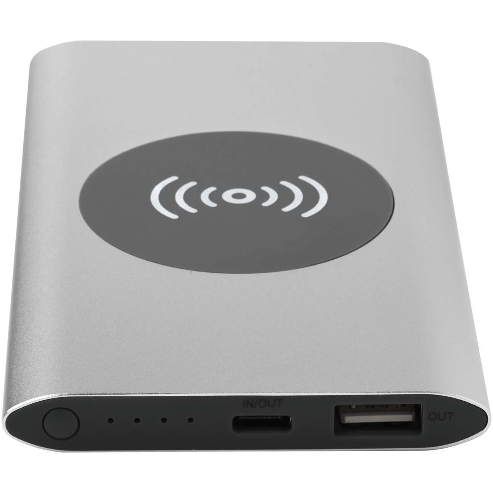 Juice type-C draadloze powerbank van 4000 mAh van gerecycled aluminium 