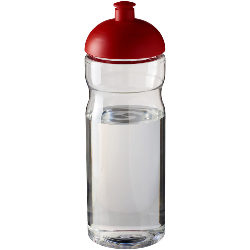 H2O Active® Base 650 ml bidon met koepeldeksel - Transparent, Rood