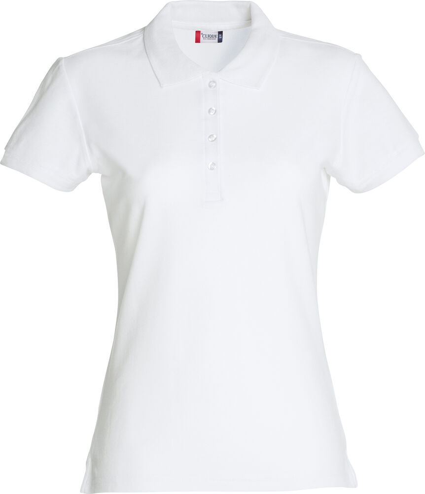 Clique - Basic Polo Women - Wit