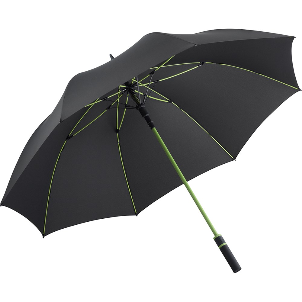 AC golfparaplu FARE®-stijl - black-lime