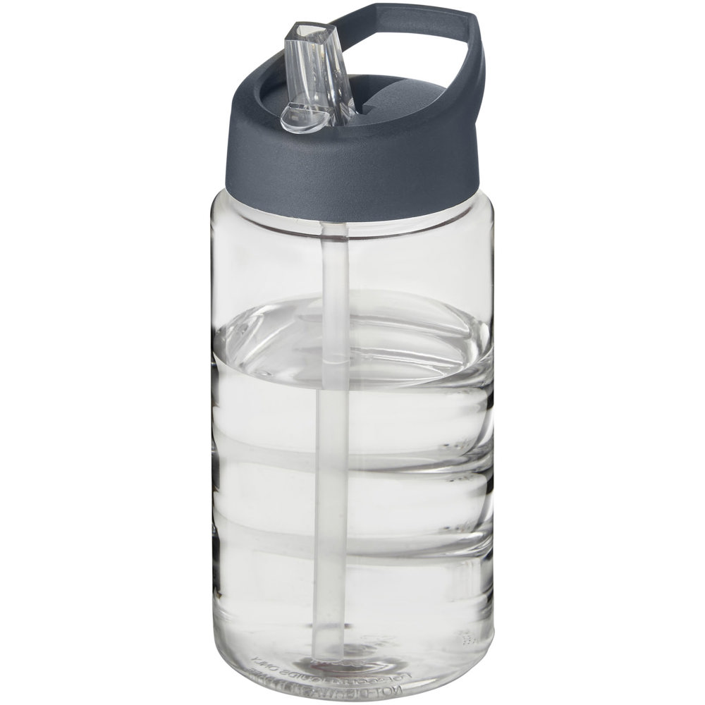 H2O Active® Bop 500 ml sportfles met tuitdeksel - Transparent, Stormgrijs