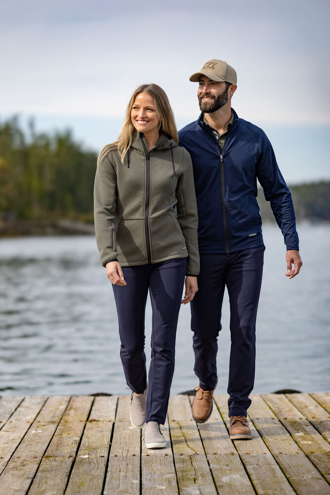 Cutter & Buck - Pemberton Hood FZ Dames Pistol XS