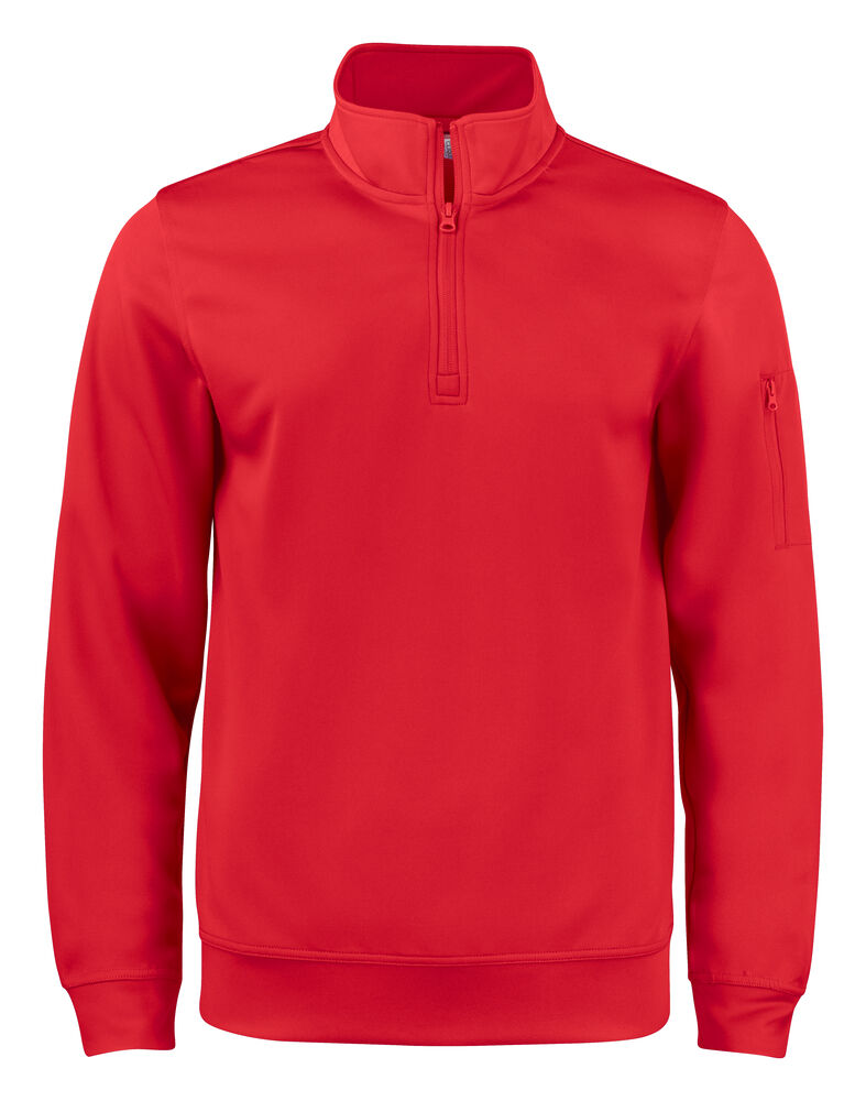 Clique - Basic Active Half Zip - Rood