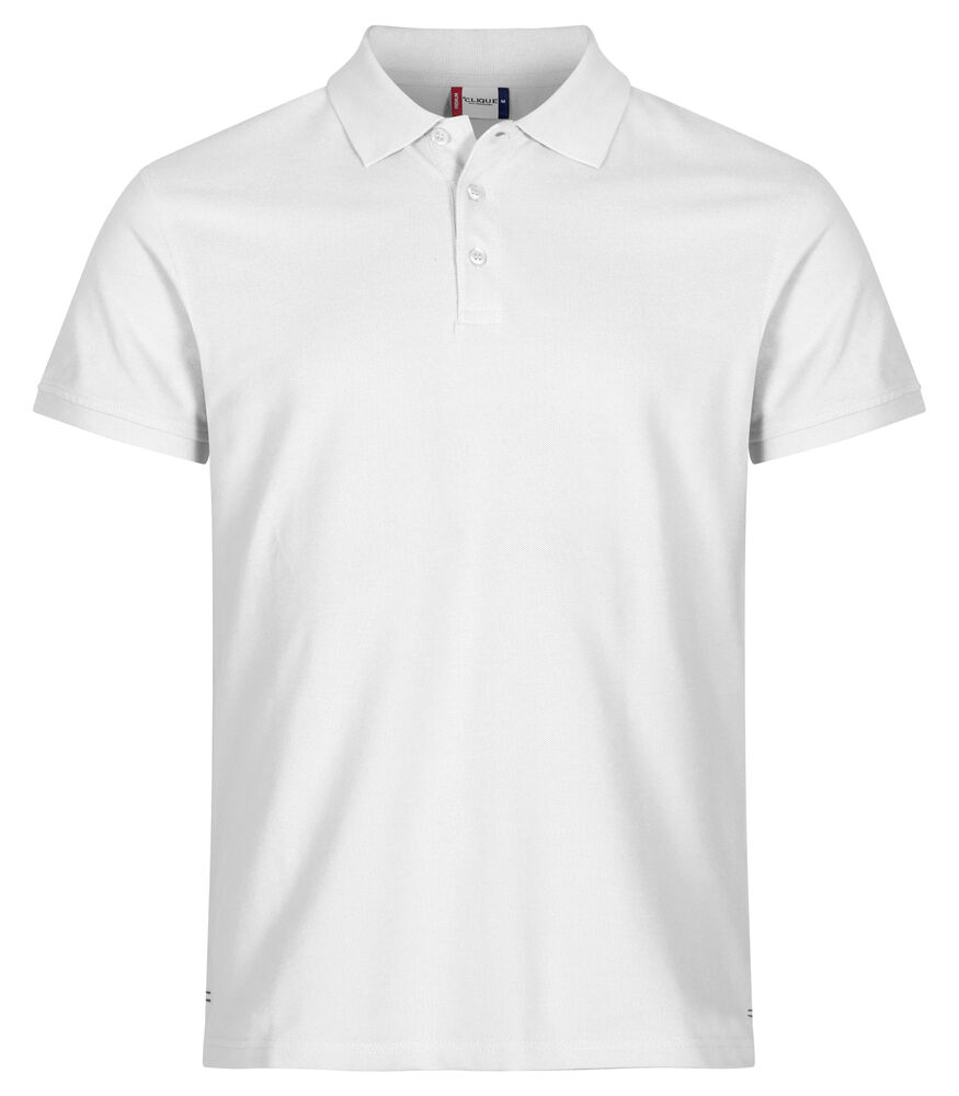 Clique - Heavy Premium Polo - Wit