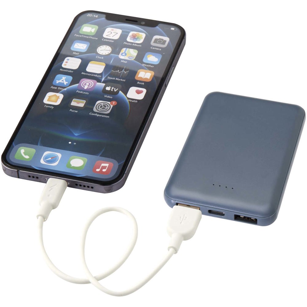 Asama type-C powerbank van 5000 mAh van gerecycled plastic