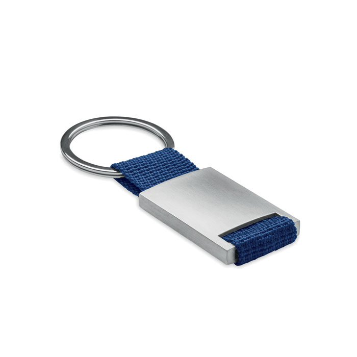 TECH - Metalen sleutelhanger - Blauw