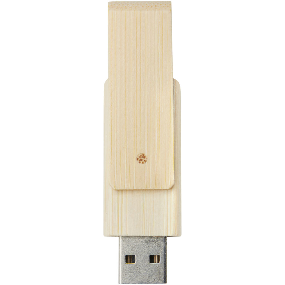 Rotate USB flashdrive van 8 GB van bamboe