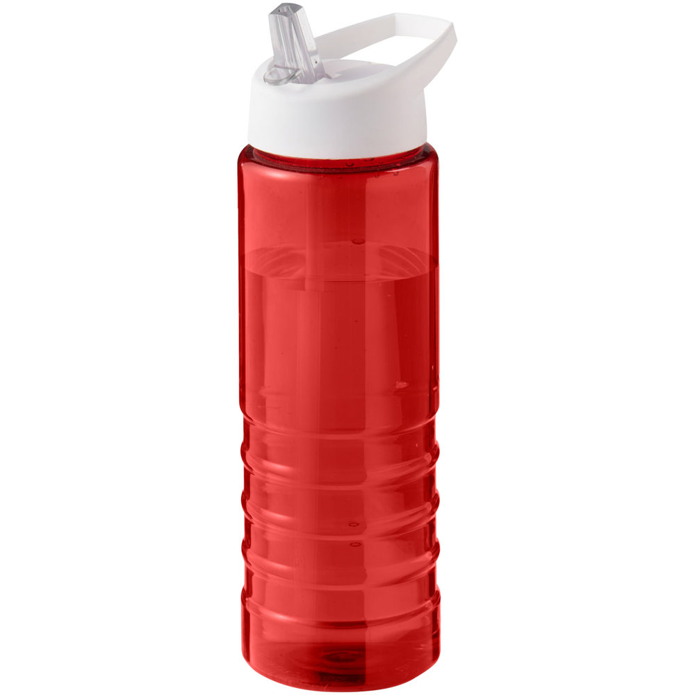 H2O Active® Eco Treble 750 ml drinkfles met tuitdeksel  - Rood, Wit