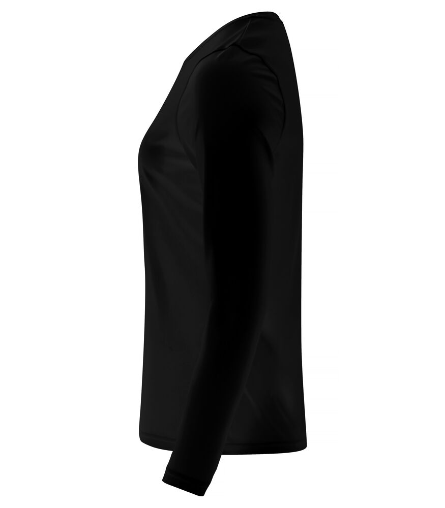 Clique - Basic Active-T L/S Women Zwart L
