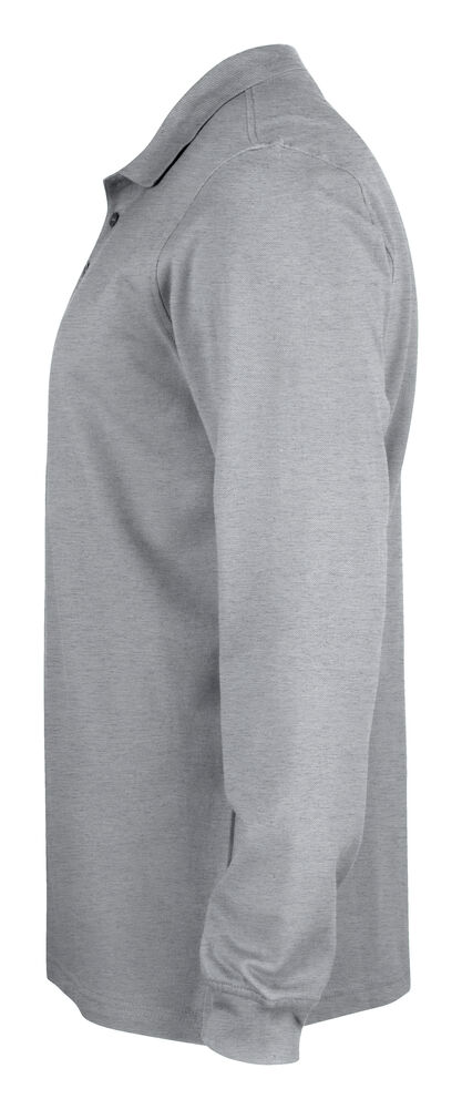 Clique - Classic Lincoln L/S Grijs-melange 4XL