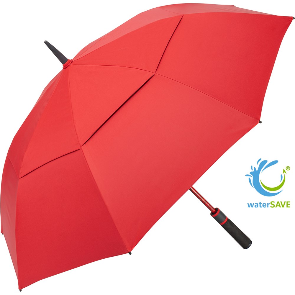 AC golfparaplu FARE® Doubleface XL Vent - red wS/black