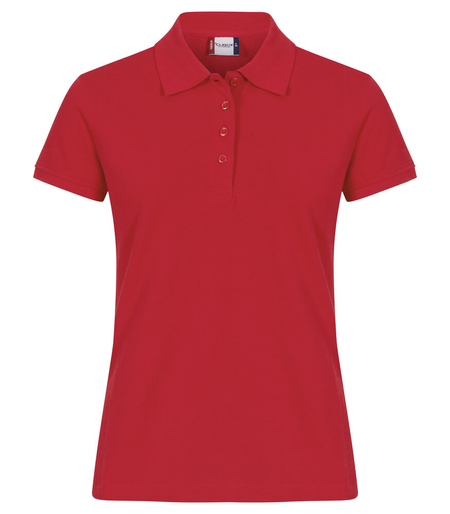 Clique - Heavy Premium Polo Women - Rood