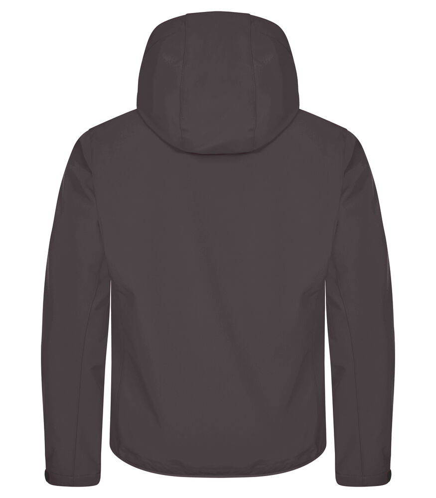Clique - Classic Softshell Hoody Donkergrijs 3XL