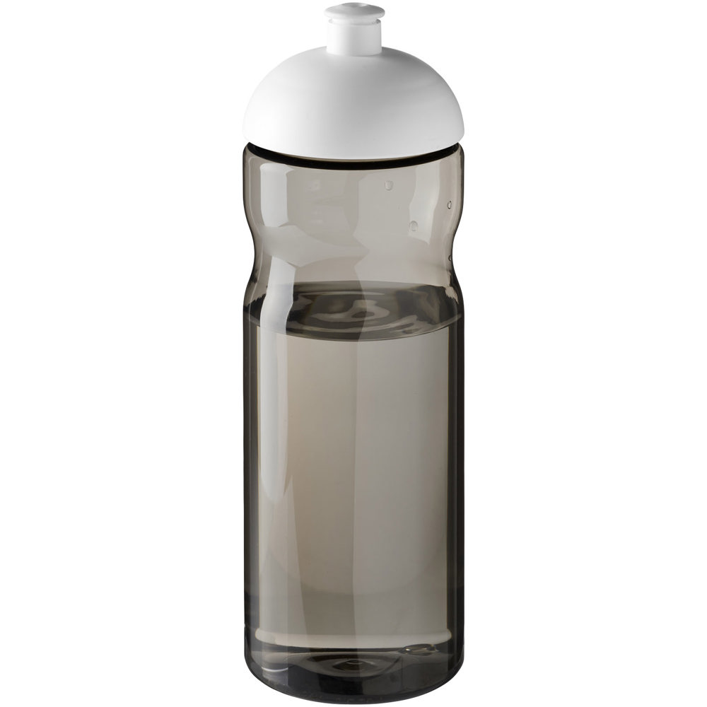 H2O Active® Eco Base 650 ml sportfles met koepeldeksel - Houtskool, Wit