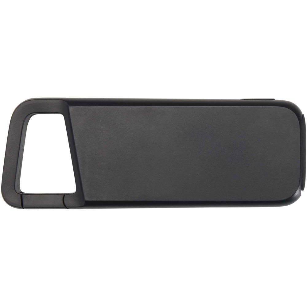 Alkes waterbestendige powerbank van 5000 mAh 12 W van gerecycled plastic met karabijnhaak