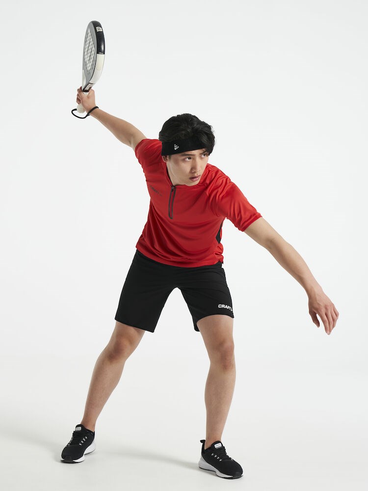 Craft - PRO Control Impact Polo M Bright Red/Black S