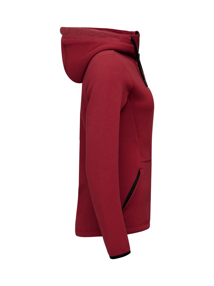 Cutter & Buck - Pemberton Hood Dames Biker Rood XXL