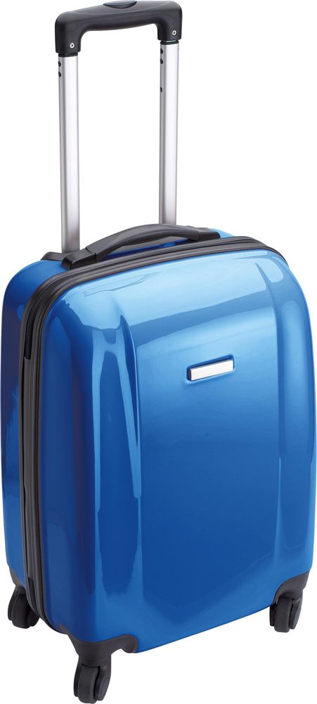 PC en ABS trolley Verona - kobaltblauw