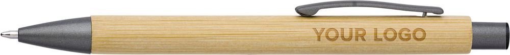 Bamboe en kunststof balpen Kalani
