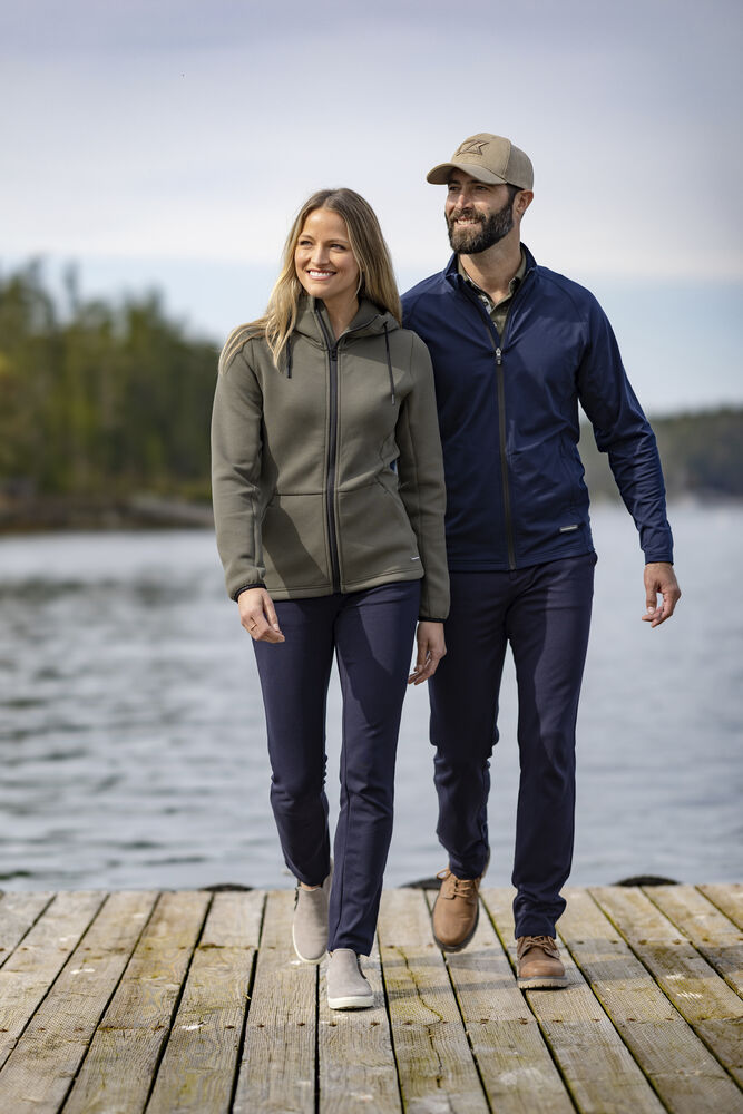 Cutter & Buck - Pemberton Hood FZ Dames Pistol XS