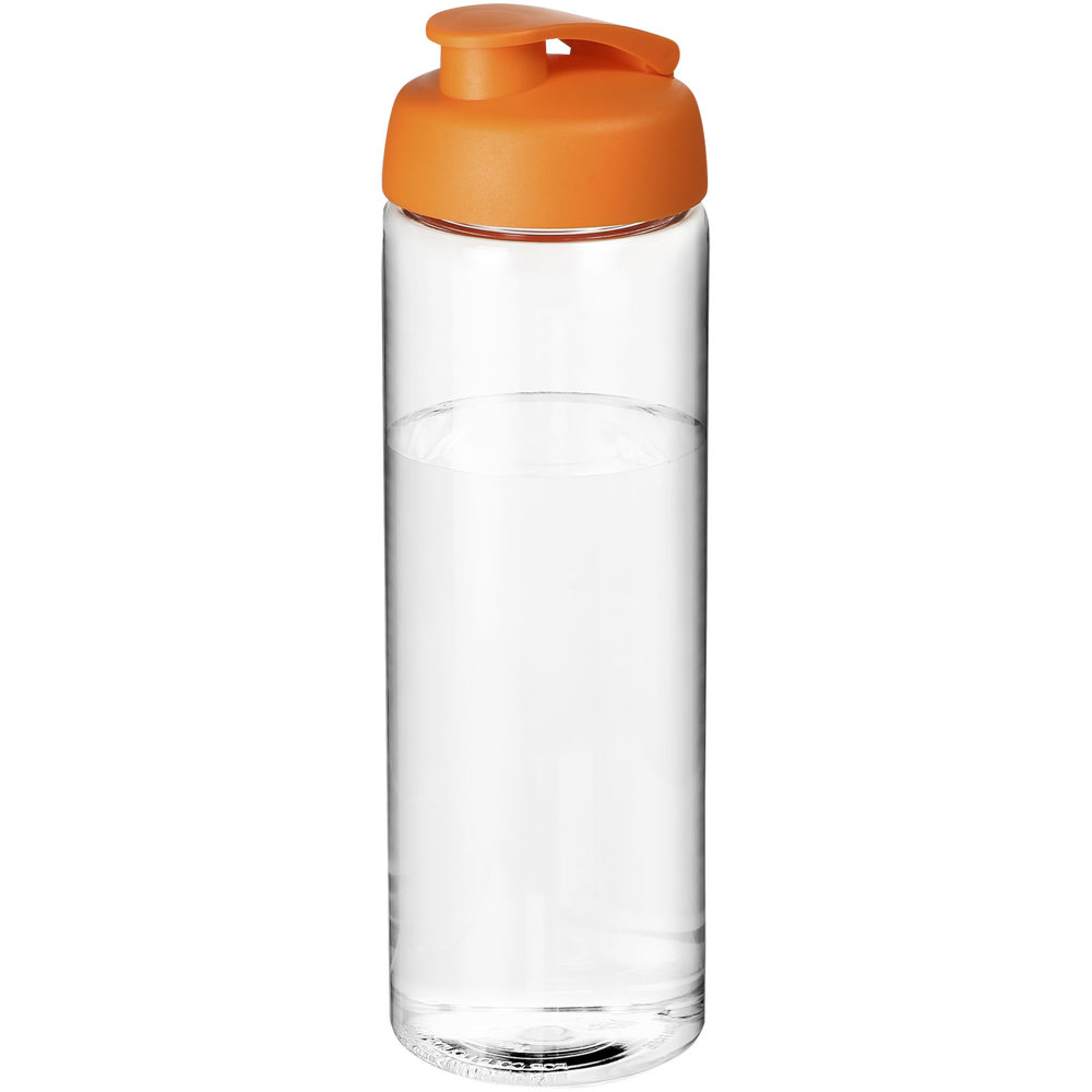 H2O Active® Vibe 850 ml sportfles met kanteldeksel - Transparent, Oranje