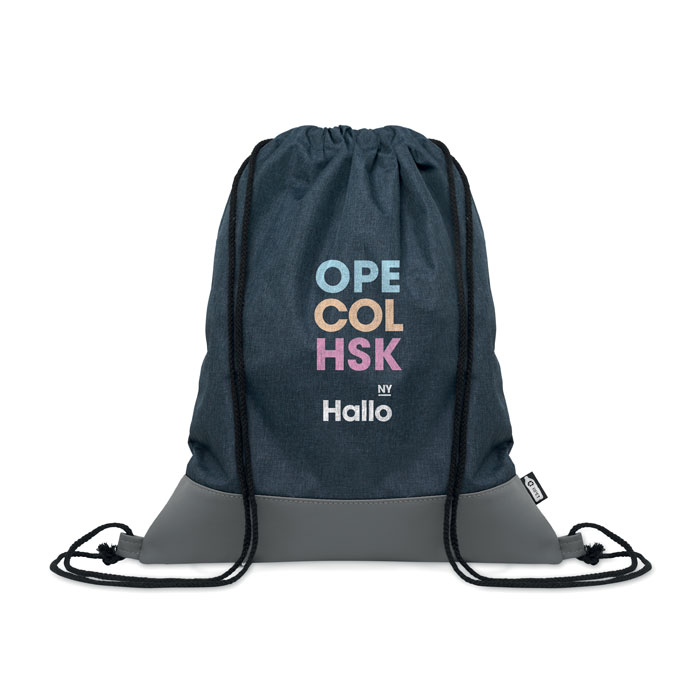 LIBAG - RPET PU trekkoord rugtas 2-kleu