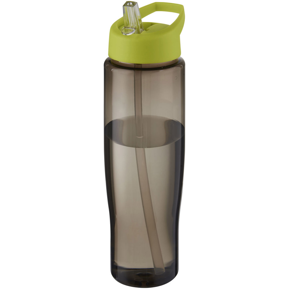 H2O Active® Eco Tempo drinkfles van 700 ml met tuitdeksel - Lime, Houtskool