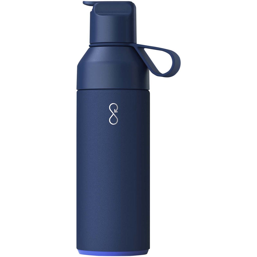 Ocean Bottle GO 500 ml vacuüm geïsoleerde waterfles - Oceaanblauw