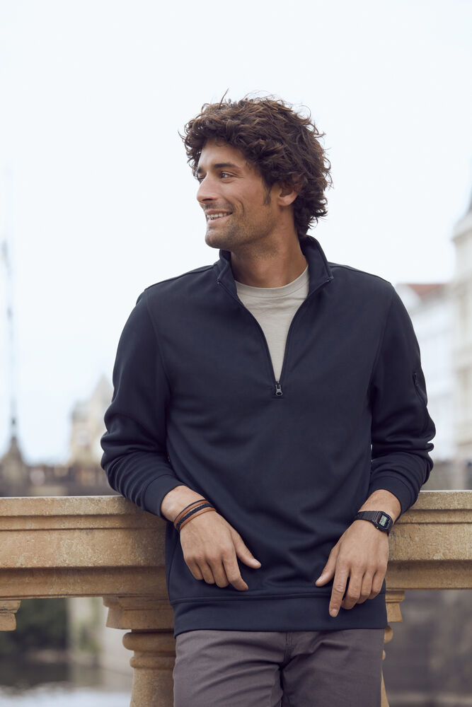 Clique - Basic Active Half Zip Kobalt S