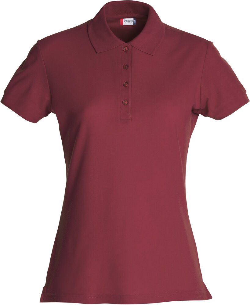 Clique - Basic Polo Women - bordeaux