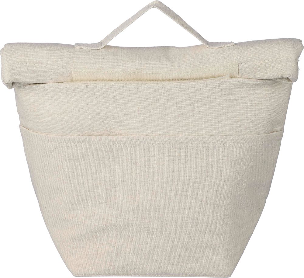 Gerecycled katoen (220 gsm) rolltop koeltas Faith