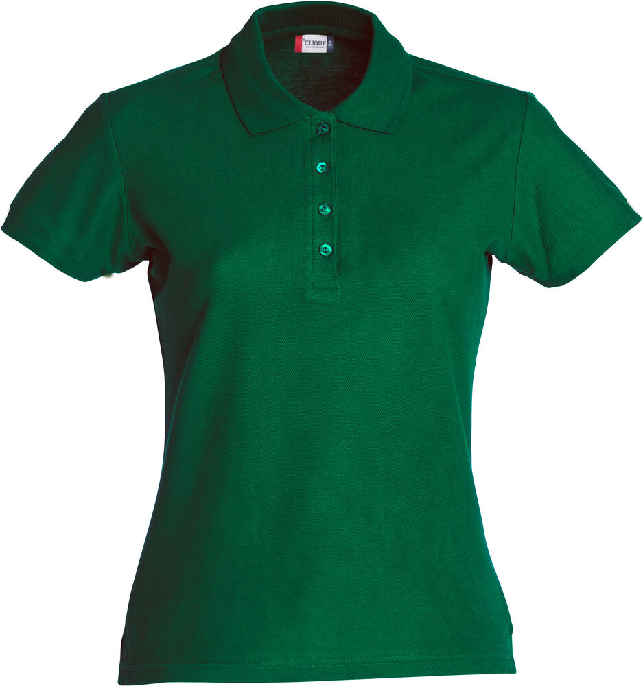 Clique - Basic Polo Women - Flessen-groen