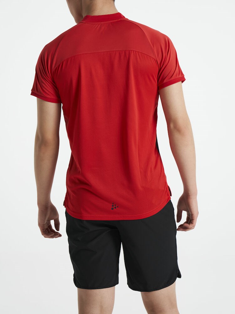 Craft - PRO Control Impact Polo M Bright Red/Black S
