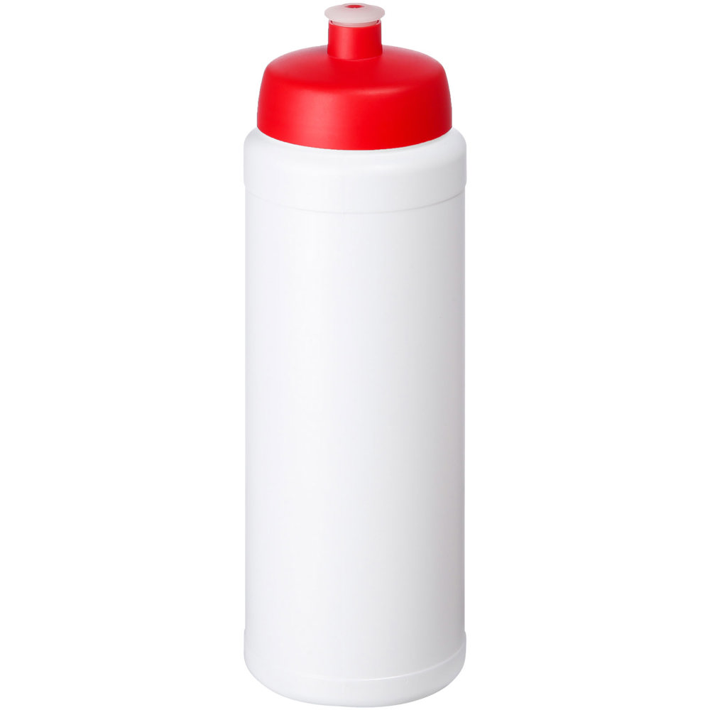 Baseline® Plus 750 ml drinkfles met sportdeksel - Wit, Rood
