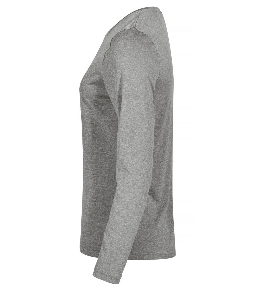 Clique - Basic Active-T L/S Women Grijsmelange XS