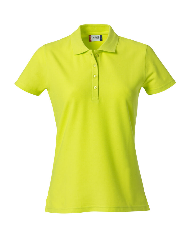 Clique - Basic Polo Women - Signaal-groen