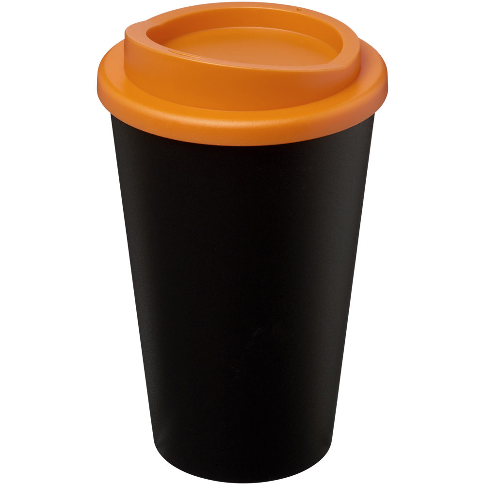 Americano® 350 ml geïsoleerde beker - Zwart, Oranje