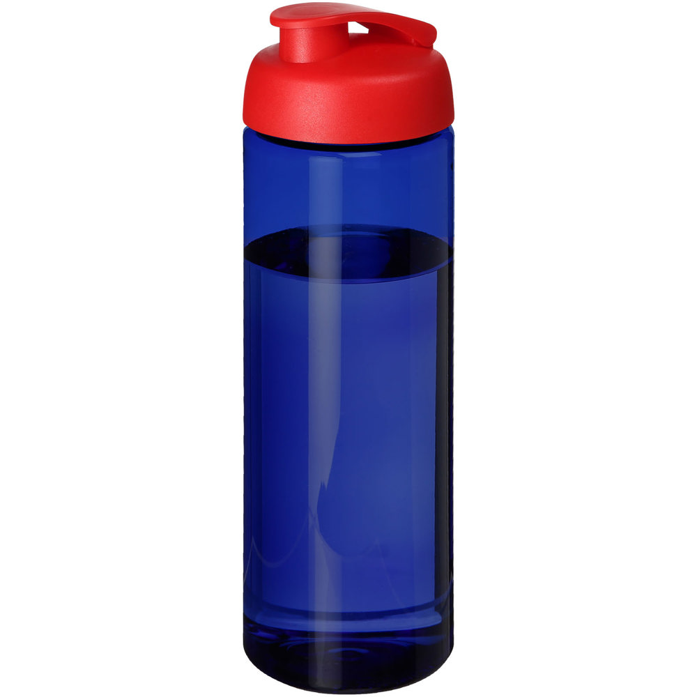 H2O Active® Eco Vibe 850 ml drinkfles met klapdeksel - Blauw, Rood