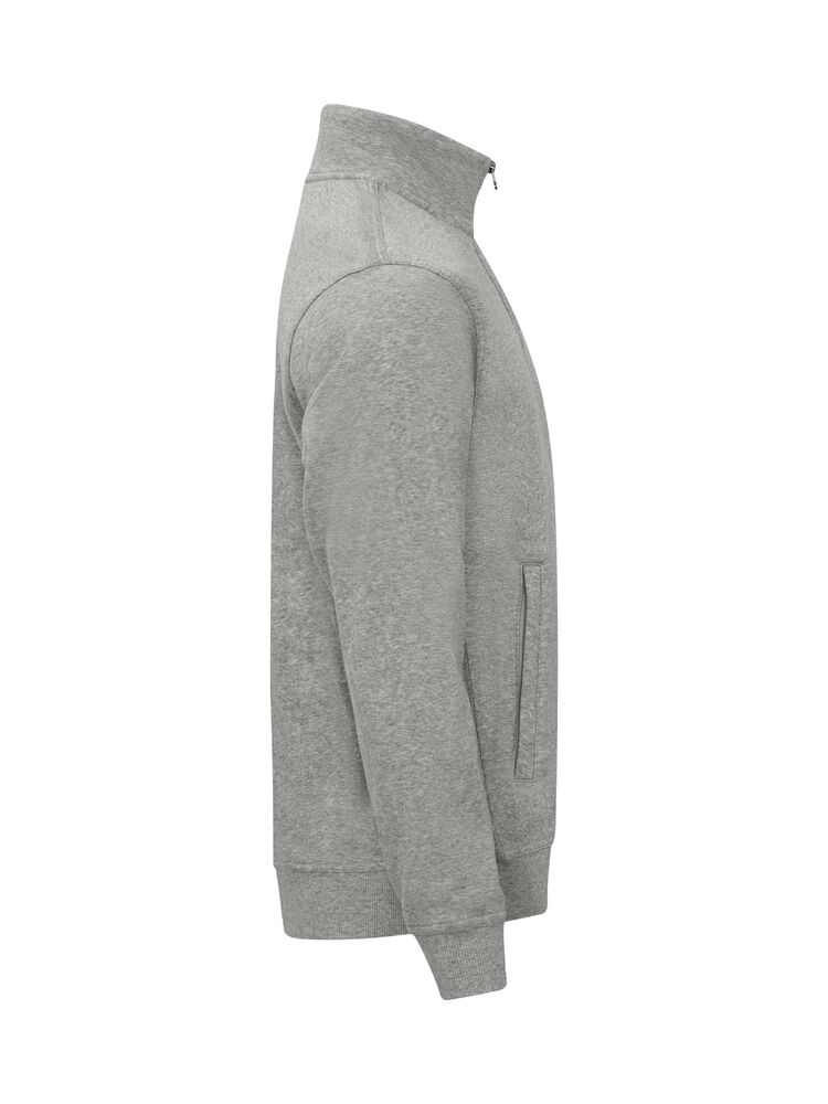 Clique - Basic Cardigan Grijs-melange 4XL