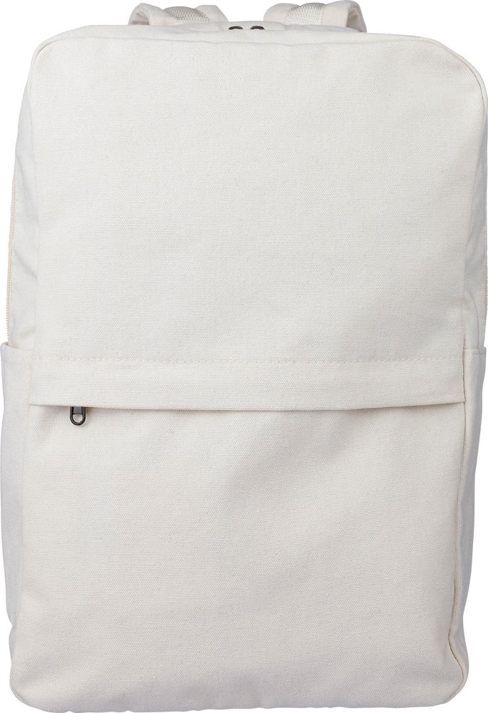 Gerecyclede polycotton (330 gsm) rugzak Seraphina - beige