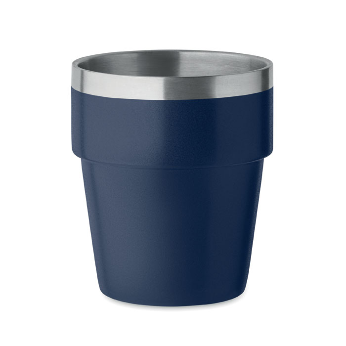 ACERITO - Dubbelwandige beker 250ml - Marineblauw