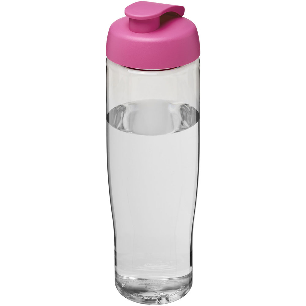 H2O Active® Tempo 700 ml sportfles met flipcapdeksel - Transparent, Roze