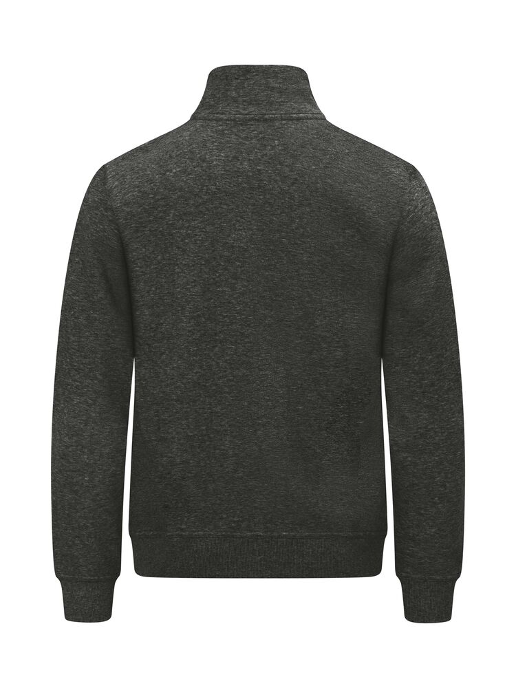 Clique - Basic Cardigan Antraciet Melange XXL