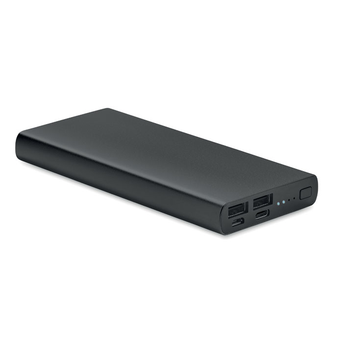 POWERFLAT 10C - 10000 mAh powerbank - Zwart