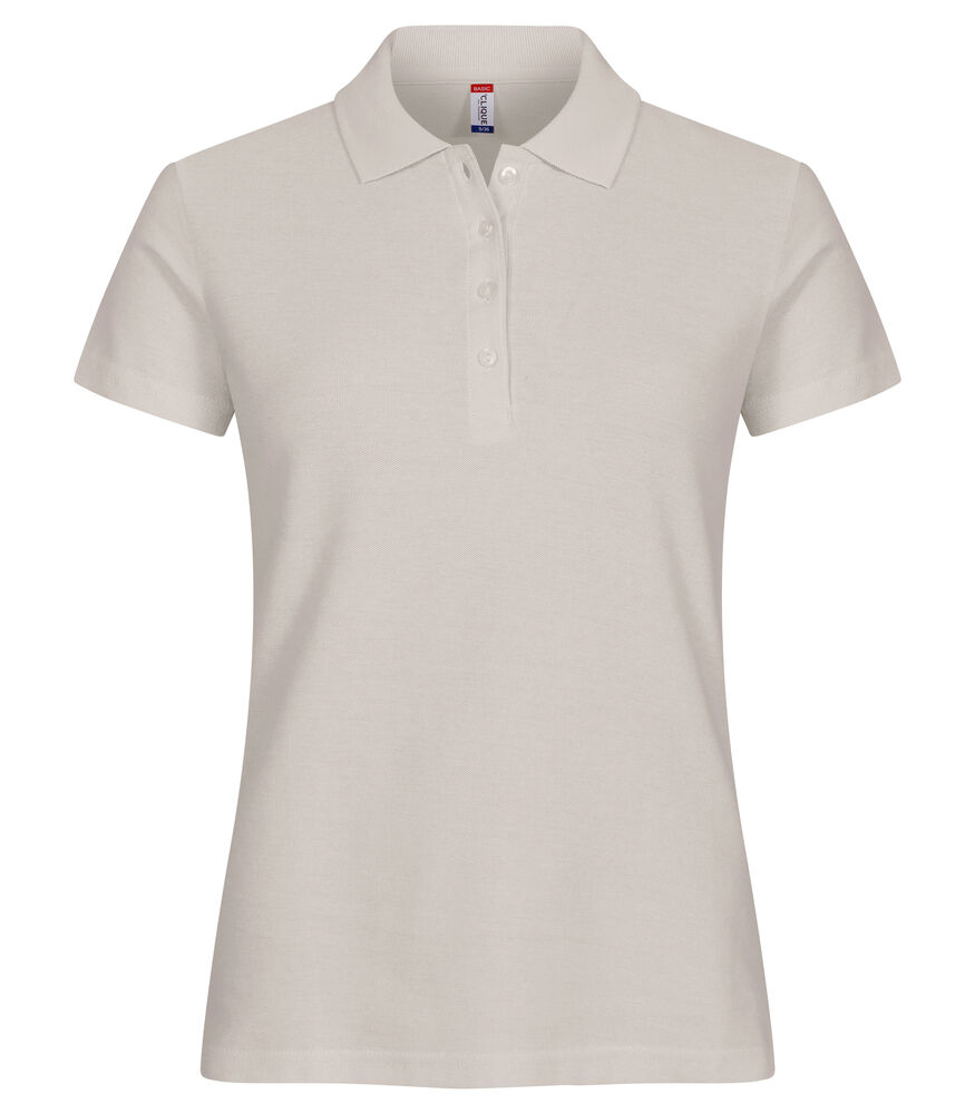 Clique - Basic Polo Women - Steengrijs